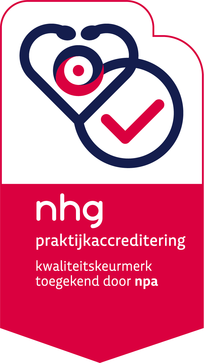 Onze praktijk is geaccrediteerd door het Nederlands Huisartsen Genootschap